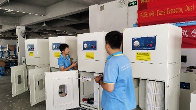 焊接煙霧過濾器-移動式煙霧過濾器-執(zhí)信環(huán)保凈化焊接煙塵污染！